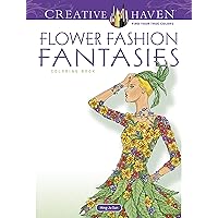 Dover Publications Flower Fashion Fantasies (Creative Haven Coloring Books) Dover Publications Flower Fashion Fantasies (Creative Haven Coloring Books) Paperback