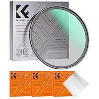 K&F Concept 67mm Black Diffusion 1/8 Filter, Mist Dreamy Cinematic Effec Filter for Video/Vlog/Portrait Photography K-Series