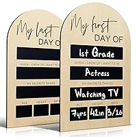 Beautiful Wooden First and Last Day of School Board Sign - Modern and Large Back to School Sign for Lasting Memories - Perfect 11.8