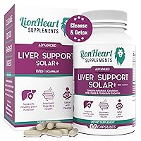 Liver Cleanse Detox & Repair Fatty Liver - Liver Support with Milk Thistle & Solarplast - Gallstones Dissolver - Bile Builder - for Men and Women - 60 Capsules