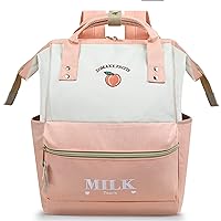 ZOMAKE 15.6 Inch Travel Laptop Backpack for Women Men - Anti Theft Water Resistant Bag Daypack - Computer Bag Business Work Cute Backpacks(Peach)