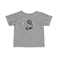 Skater Bomb Funny Graphic T-Shirt for Baby Boy and Girl.