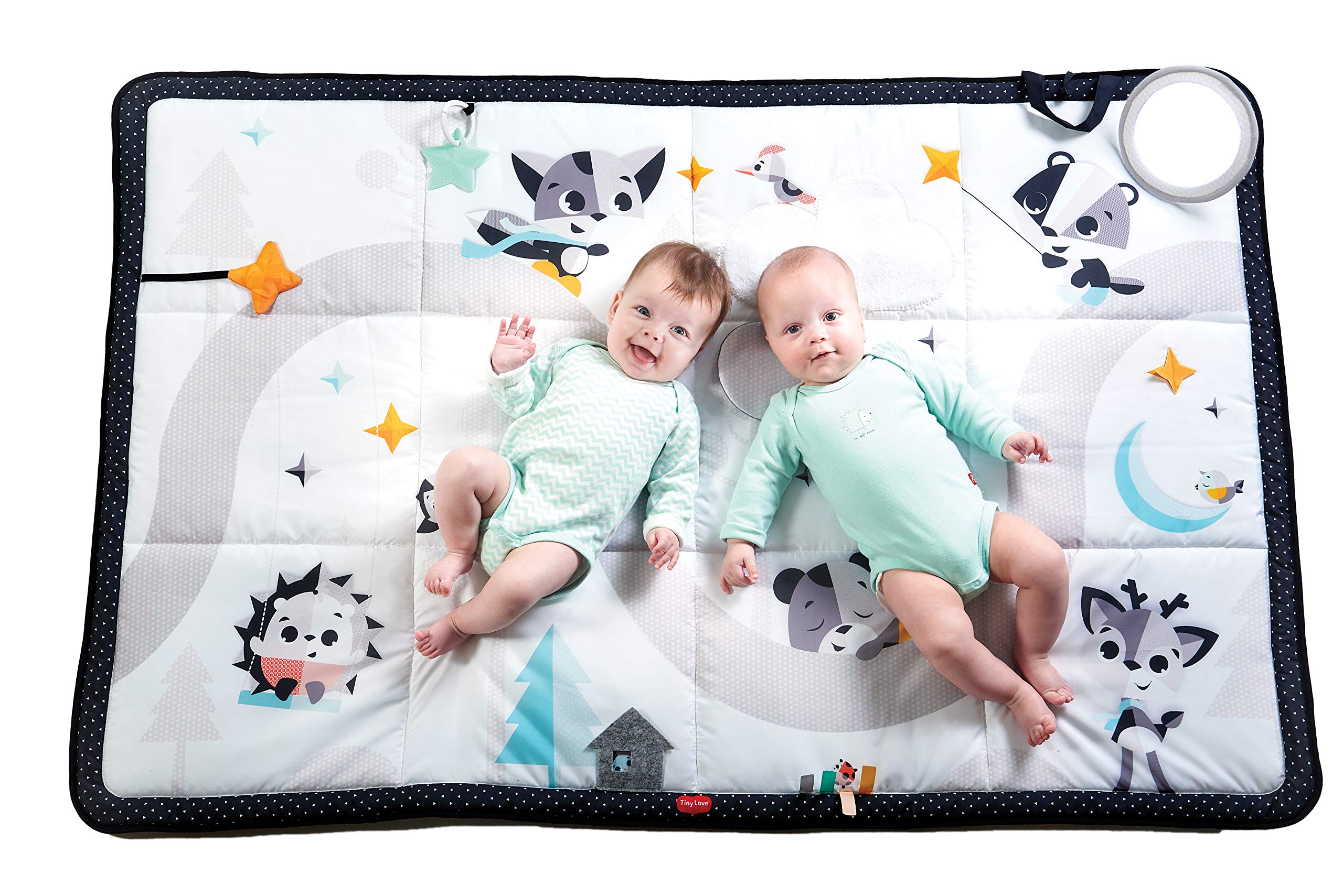 Tiny Love Magical Tales Super Mat, Black & White, One Size