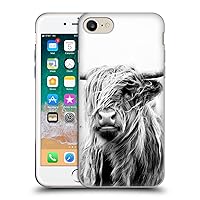 Head Case Designs Officially Licensed Dorit Fuhg Portrait of a Highland Cow Travel Stories Soft Gel Case Compatible with Apple iPhone 7/8 / SE 2020 & 2022