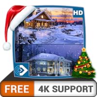 FREE Virtual Snowfall HD - Enjoy the beautiful scenery on your HDR 4K TV, 8K TV and Fire Devices as a wallpaper, Decoration for Christmas Holidays, Theme for Mediation & Peace
