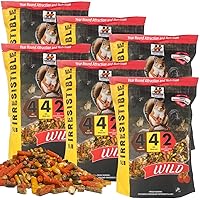 Herron Outdoors 4-4-2 Wildlife - Squirrel Food with Persimmon Flavored Protein Pellets, Corn Balanced Diet Formula Attracts 28 Species Ideal for Bird & Squirrel Feeders- 5lbs (6pack)
