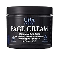 Restorative Anti-Aging Face Cream Moisturizer | Dermatologist Recommended | Fortified with Ceramides, Niacinamides, and Multivitamins (4 oz)