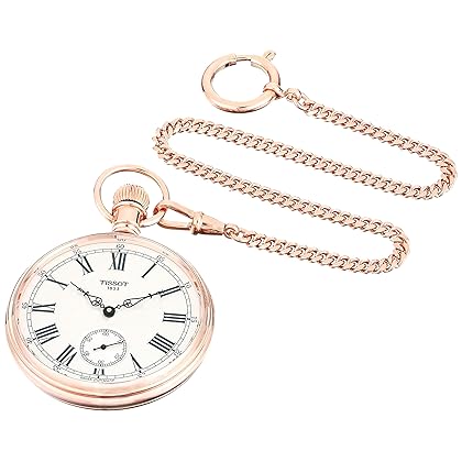 Tissot unisex-adult Lepine Brass Pocket Watch Rose Gold T8614059903301