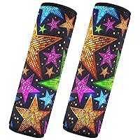 Stars Seatbelt Covers Car Seat Belt Cover Soft Universal Seat Belt Covers for Adults Kids Car Seat Shoulder Strap Cushion Protector for Women Men Car Truck Backpack, 2 Pack