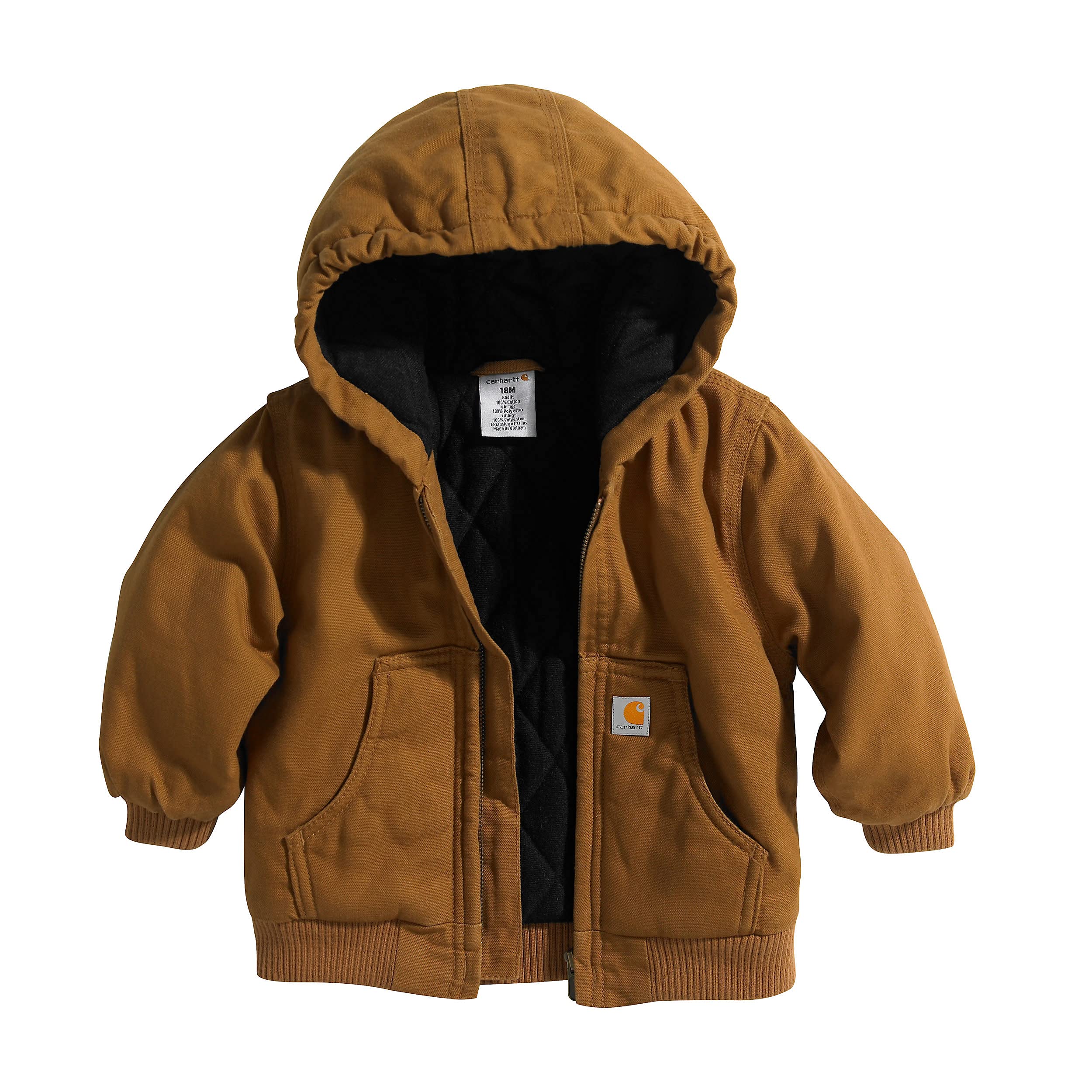 Carhartt Baby Boys' Active Jac Flannel Quilt Lined Jacket Coat