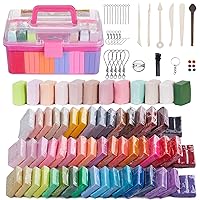 Air Dry Clay, 24 Colors Modeling Clay Kit with 3 Sculpting Tools, Magic Foam Clay for Kids and Adults, DIY Molding Clay Gift for Boys and Girls
