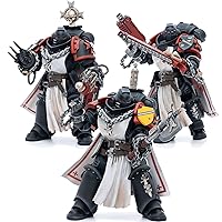 Warhammer 40,000 1/18 Action Figure Black Templars Primaris Sword Set of 3 Figures 4.5 inch Collectible Action Figures Kits