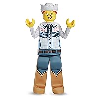 Disguise Lego Cowgirl Prestige Costume, Multicolor, Small (4-6)