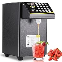 YJINGRUI 8.5L Fructose Dispenser,110V, 16Groups, Bubble Tea Fructose Dispenser, Automatic Fructose Dispenser