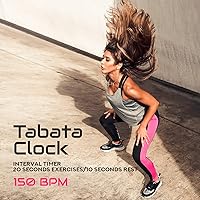 Tabata Clock: Interval Timer 20 Seconds Exercises/10 Seconds Rest (150 BPM) - 40 Minutes of Intensive Training, High Energy, Workout Music Source Tabata Clock: Interval Timer 20 Seconds Exercises/10 Seconds Rest (150 BPM) - 40 Minutes of Intensive Training, High Energy, Workout Music Source MP3 Music