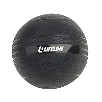 Lifeline Fitness Weighted Slam Ball - Easy to Grip Slam Ball for Home Gym and HIIT Workouts