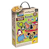Lisciani Giochi Montessori Wood Animal Fun