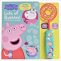Peppa Pig - Lots of Bubbles! - Bubble Wand Songbook - Toy Bubble Wand Plays 5 Songs - PI Kids Peppa Pig - Lots of Bubbles! - Bubble Wand Songbook - Toy Bubble Wand Plays 5 Songs - PI Kids Board book