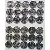2023 Collection 2022 + 2023 P,D,S Mint Mark American Women 30 Quarter Business Strke Unc Complte Set to Date 30 Coins In Sale From US Mint Rolls Quarter US Mint Mint State