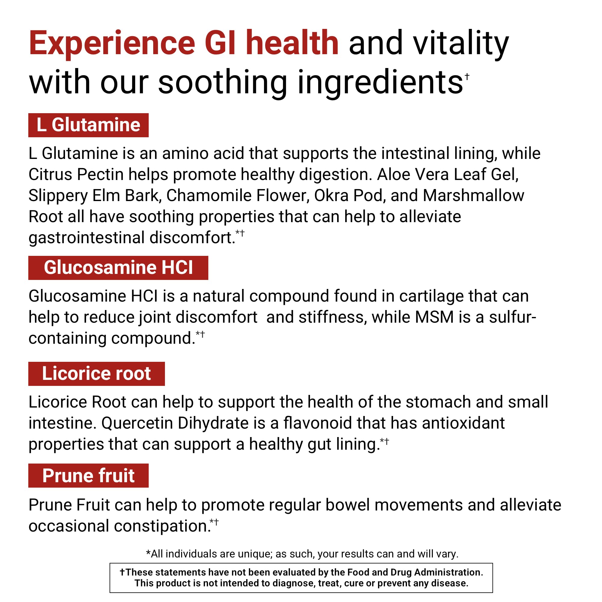 ACTIVATEDYOU GI Prime Digestive Health Drink to Support a Healthy GI Lining, Improve Digestive Comfort and Energy - Berry Calm Flavor (30 Servings)