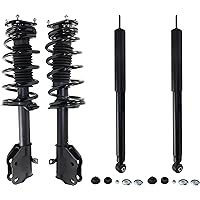 Garage-Pro Front and Rear, Driver and Passenger Side Shocks and Loaded Struts Set of 4 Compatible with 2007-2010 Ford Edge, Fits 2007-2010 Lincoln MKX