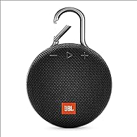 Clip 3, Black - Waterproof, Durable & Portable Bluetooth Speaker - Up to 10 Hours of Play - Includes Noise-Cancelling Speakerphone & Wireless Streaming