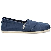 TOMS Womens Classics Navy Canvas 001001B07-NVY Womens 9.5