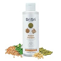 SRI SRI TATTVA Protein Shampoo for Normal to Dry Hair – Natural Ayurvedic Hair Care for Damaged Hair – Sulfate-Free Shampoo to Achieve Healthy, Shiny, and Strong Hair (200 ml)