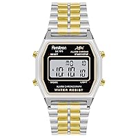 Retro Digital Chronograph Bracelet Watch, 40/8474
