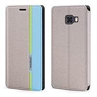 Samsung Galaxy C5 Pro Case,Fashion Multicolor Magnetic Closure Leather Flip Case Cover with Card Holder for Samsung Galaxy C5 Pro (5.2”)