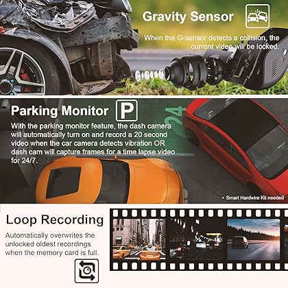 REXING V1 - 4K Ultra HD Car Dash Cam 2.4