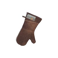 Outset F232 Leather Grill Mitt, 1 EA, Brown