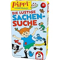 Spiele 51448 Pippi Longstocking, The Funny Things Search, Travel Game, Bring Me with Game in a Metal Tin, Normal