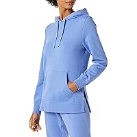Amazon Essentials Women's French Terry Hooded Tunic Sweatshirt