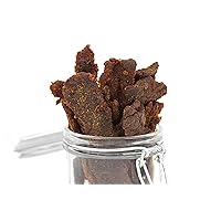 Mission Meats Grass Fed Beef Jerky (World's Hottest Carolina Reaper Beef Jerky) – Caution: Extremely Spicy Jerky, Hand Crafted Small Batch, Gluten Free, Carolina Reaper Jerky, 2oz (Pack of 1)