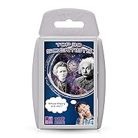 Top Trumps Top 30 Scientists Classic Card Game, Learn about Isaac Newton, Benjamin Franklin and Mary Anning in this educational pack, gift and toy for boys and girls aged 6 plus