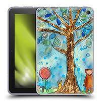 Head Case Designs Officially Licensed Wyanne Painting and Collage Nature 2 Soft Gel Case Compatible with Amazon Fire 7 2022