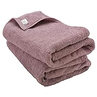 Imabari Towels Leon Bath Towel Set of Two Azuki Bean Red