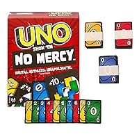 UNO Show 'Em No Mercy Card Game | Ruthless & Unapologetic Fun for Adults, Kids & Family Night - Ideal for Parties, Game Nights & Travel