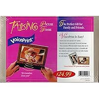 VoicePrint Talking Picture Frame (for 4 x 6 photo) w/ 2 interchangeable frames