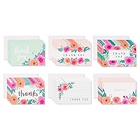 American Greetings Thank You Cards with Envelopes, Floral (48-Count)