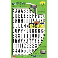 Hy-Ko Products MM-6 Self Adhesive Vinyl Numbers and Letters 1