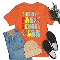 in My Preschool Era Teacher Shirt Prek Teacher Groovy Retro Funny T-Shirt for Men Women