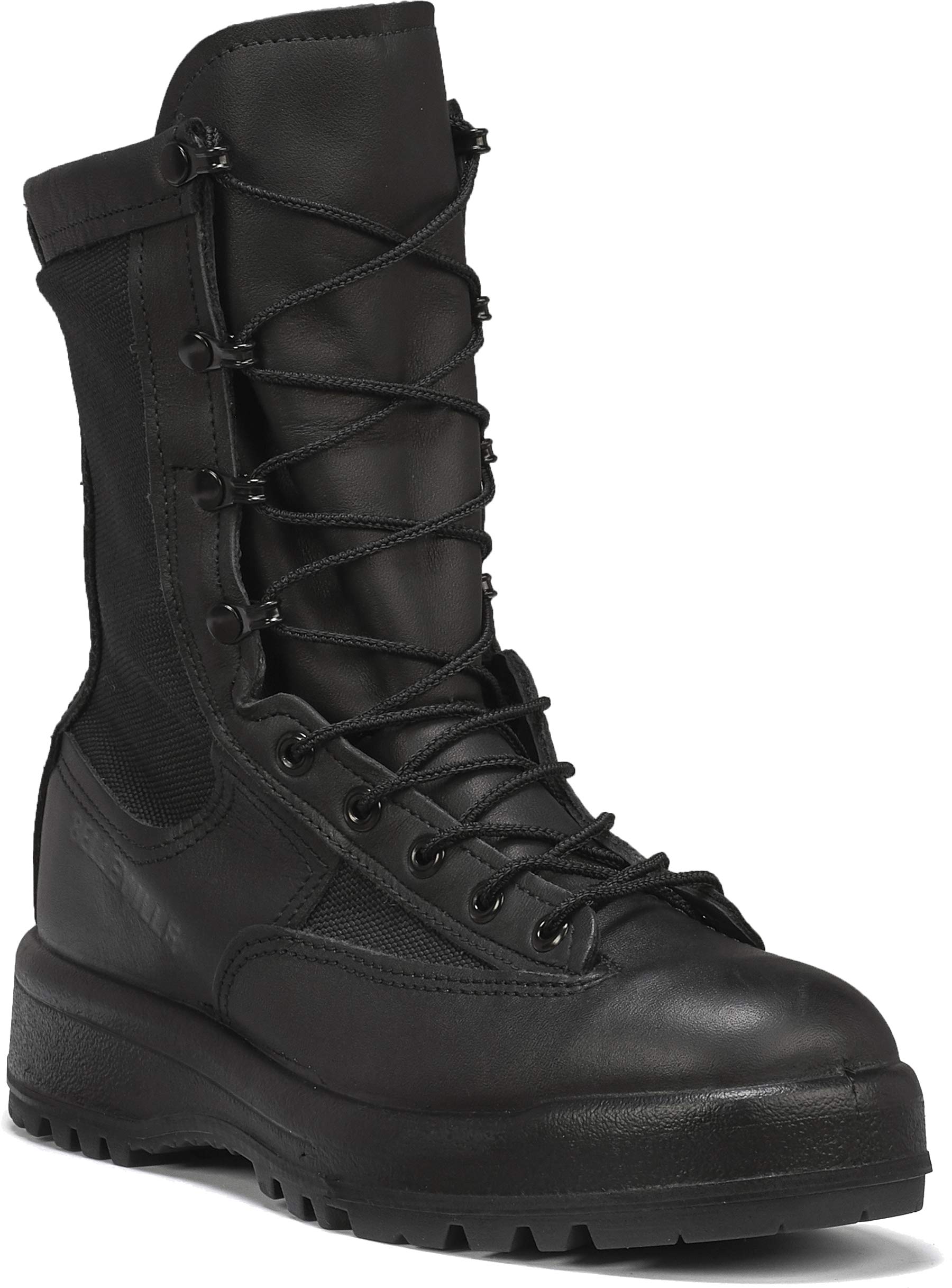 Belleville 700 8 Inch Waterproof Duty Black Tactical Boots for Men - Polishable Leather and Nylon with Oil-Resistant Gore-Tex Lining for Police, EMS, and Security Personnel