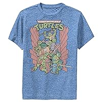 Nickelodeon Teenage Mutant Ninja Turtles 90s TMNT Boys Short Sleeve Tee Shirt