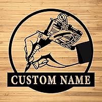 Custom Tattoo Metal Wall Sign - Personalized Tattoo Metal Wall Art - Tattoo Metal Wall Decor - Tattoo Artist Gift - Tattoo Studio Metal Decor - Ink Studio Name Sign