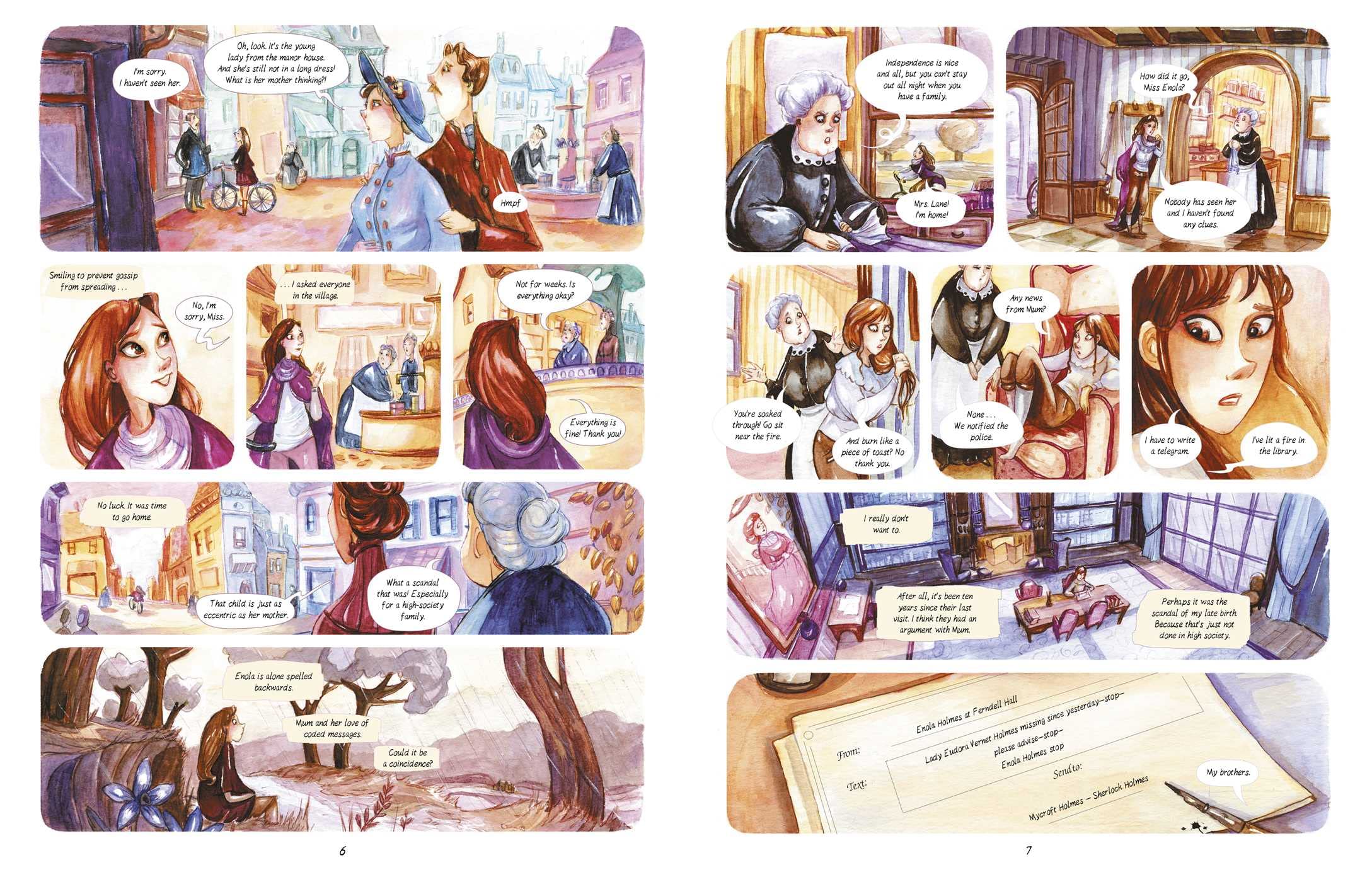 Enola Holmes: The Graphic Novels: The Case of the Missing Marquess, The Case of the Left-Handed Lady, and The Case of the Bizarre Bouquets (Volume 1)