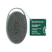 Silicone Body Scrubber, for Gentle Cleansing & Exfoliating, 2-in-1 Silicone Scrubber & Body Massager, Hygienic & Durable Bath Accessory, Eco Friendly, Vegan, & Cruelty Free, 1 Count