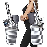 Ewedoos Yoga Mat Bag with Large Size Pocket and Zipper Pocket, Fit Most Size Mats