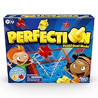 Perfection Plus 2-Player Duel Mode Popping Shapes and Pieces Ages 5 and Up (Amazon Exclusive)